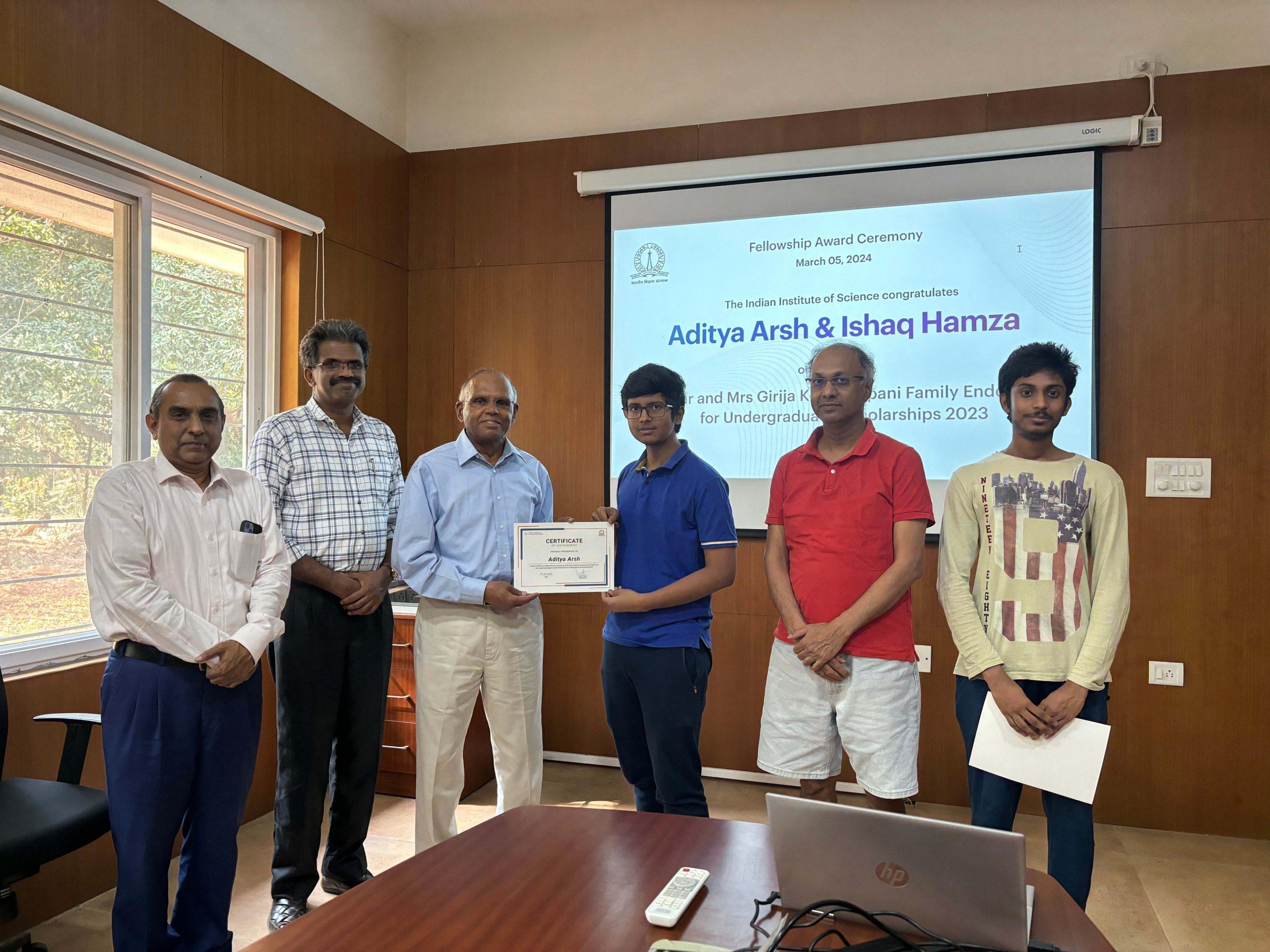 Dr Kolar and Mrs Girija Kodandapani Family Fellowship 2025-2026